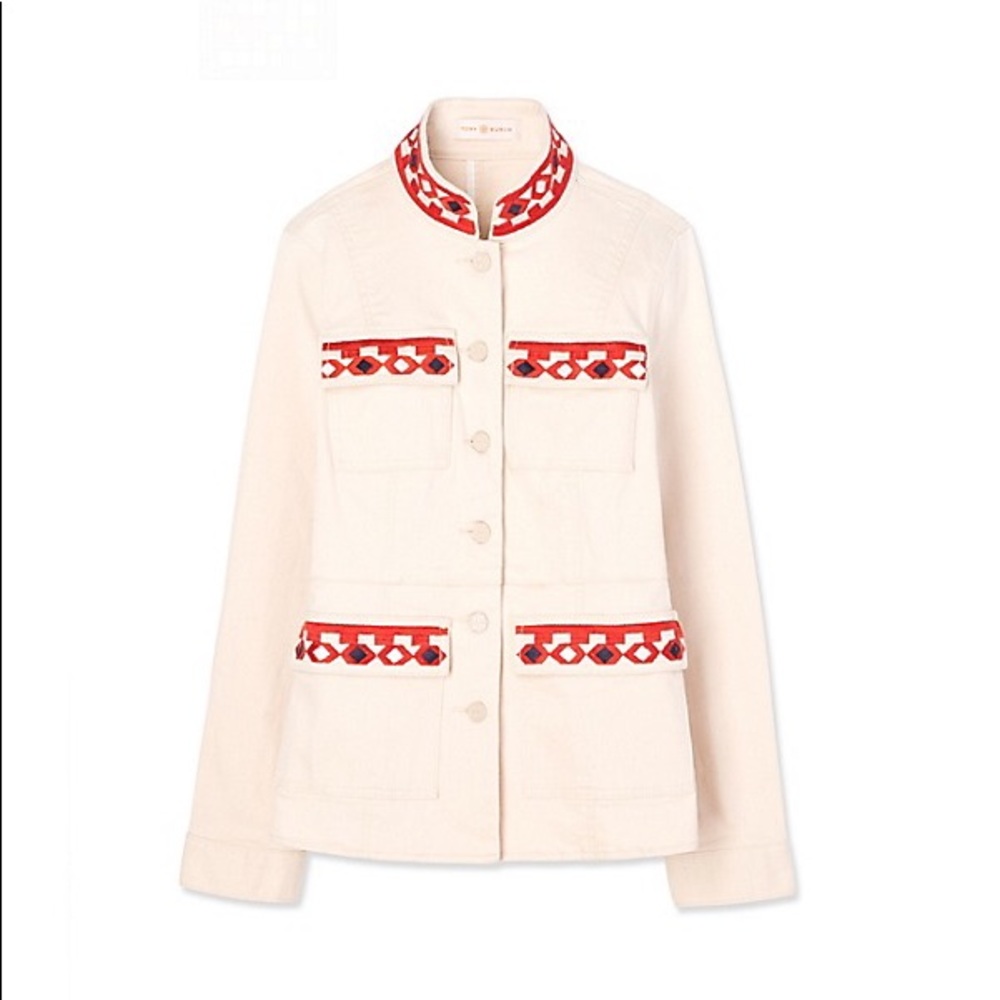 Tory Burch Berkely Embroidered Sgt. Pepper Jacket